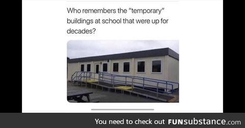 They just put these up at my school
