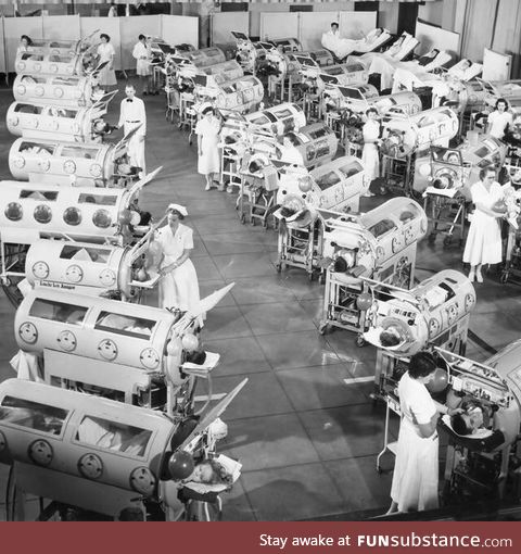 Just a reminder of why Vaccines are essential, this is a Polio Ward