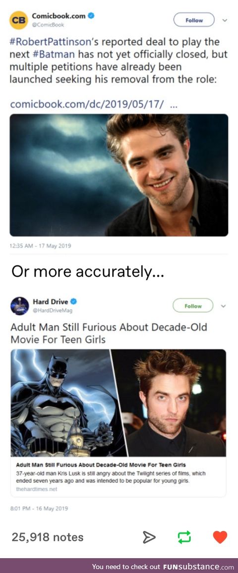 He doesn’t even like Twilight