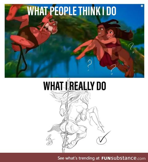 Tarzan is dummy thicc
