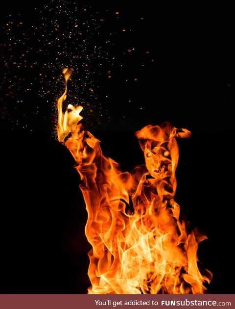 This photo I took of a fire