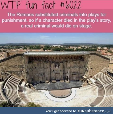 Them Romans where a wild bunch