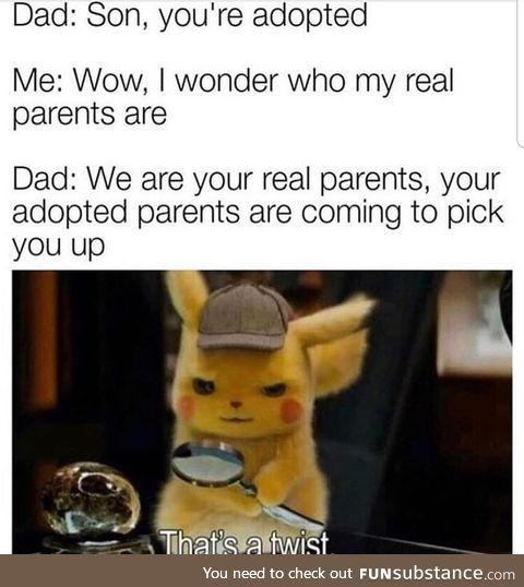 I did not see that coming.