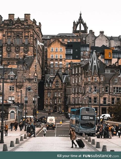 Beautiful picture. Edinburgh city