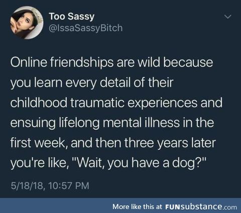 Friends on the online