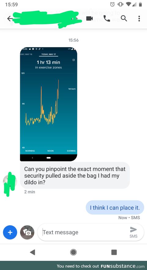 My wife was travelling today