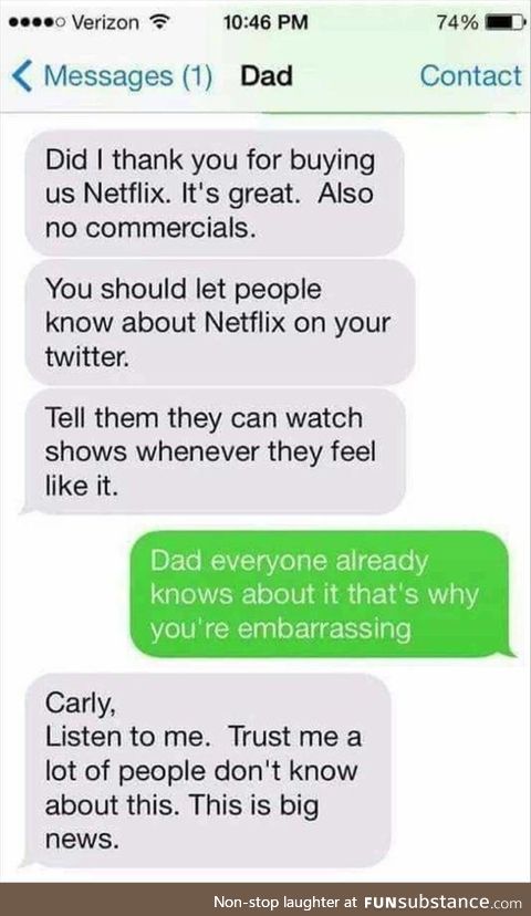 The Dad Network is large