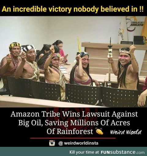This made me happy, it is so hard to fight against those big companies specially in