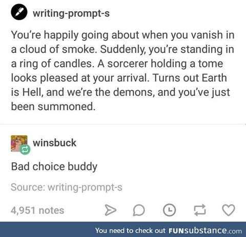 Hell is earth and earth is hell livin life under a spell