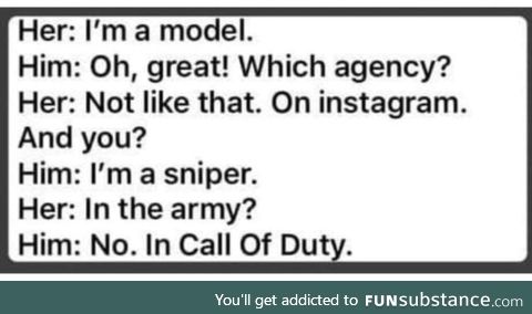 And a damn good sniper too!