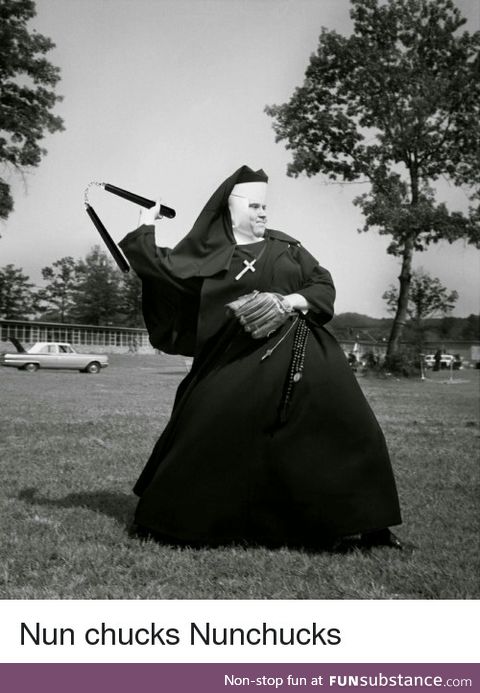 How many nunchucks could a nun chuck if a nun could chuck nunchucks?