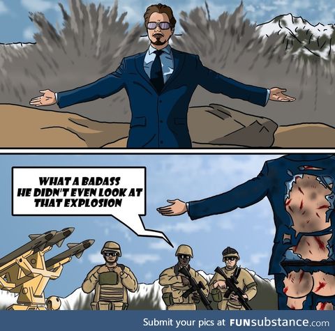 Tony Stark is a badass