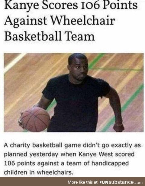 Good job, Kanye