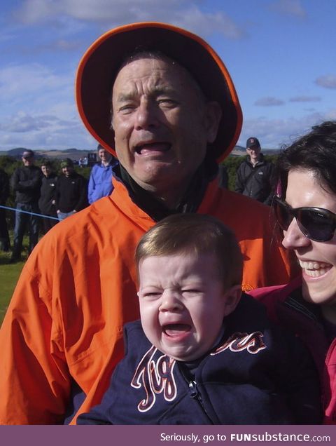 Bill Murray looks a lot like Tom Hanks in this photo