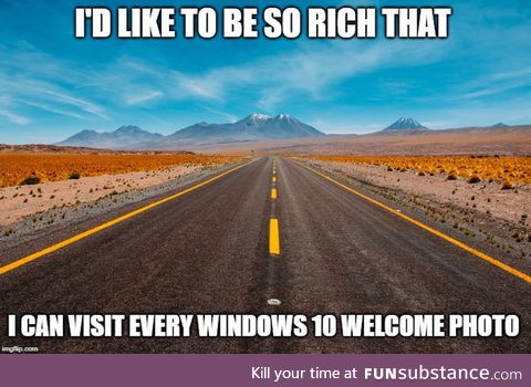 I don't even like traveling