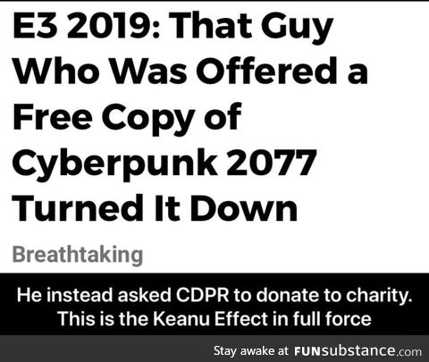 The Keanu effect