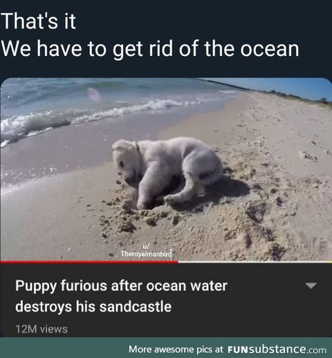 I'm sorry but it has to be done