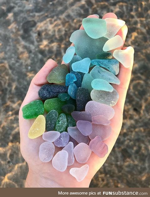 Sea glass,looks like candy