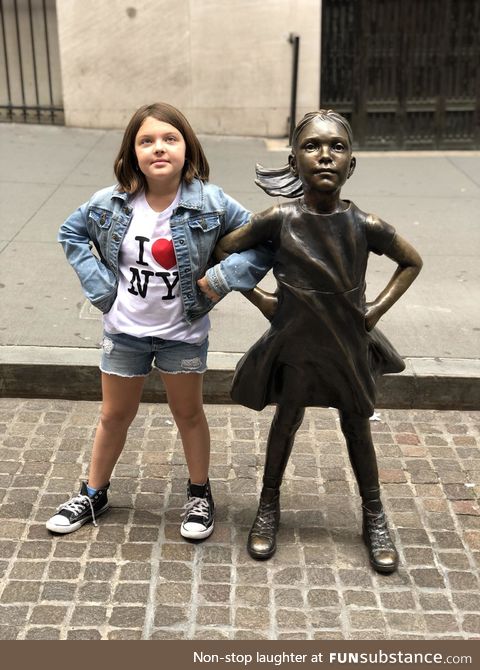 Took my Daughter to New York City for the first time, this is one of my favorite photos