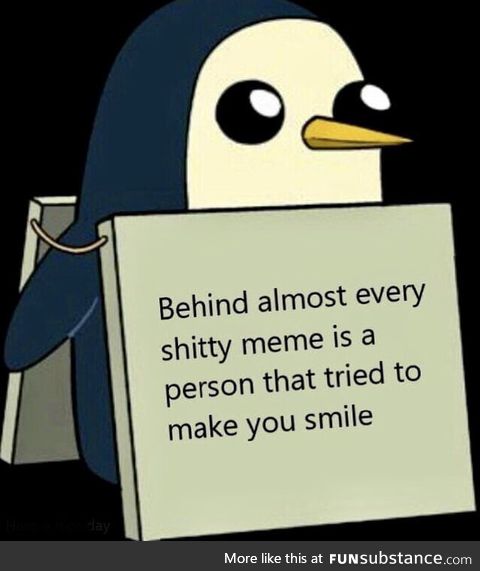 Ever thought about that?