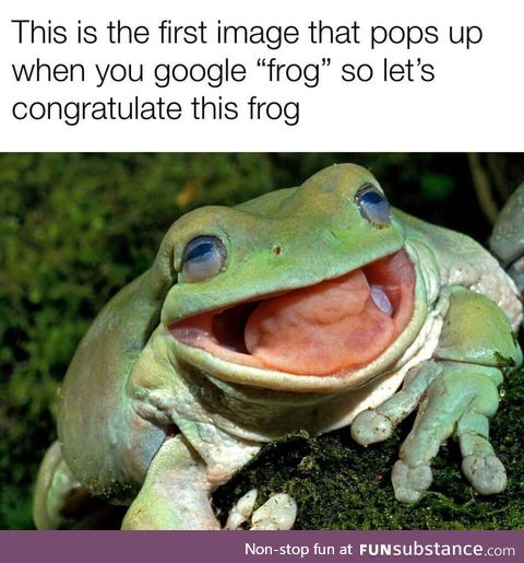 Happy frog