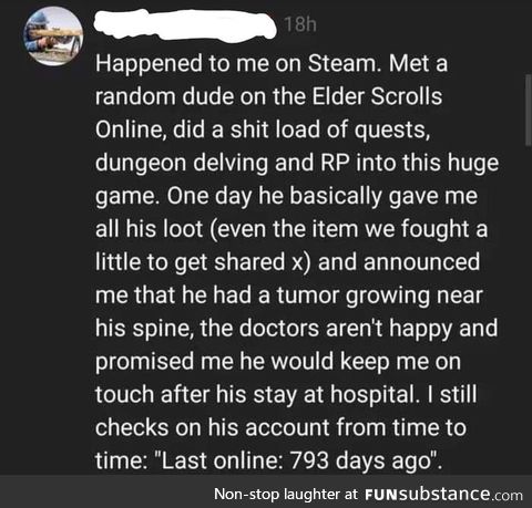 Not mine, but hit me hard