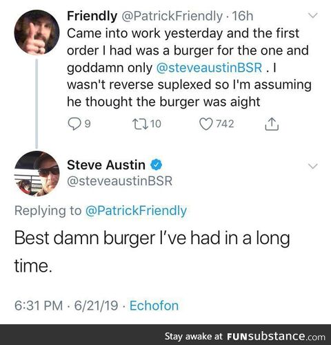 That answer wasn't stone-cold