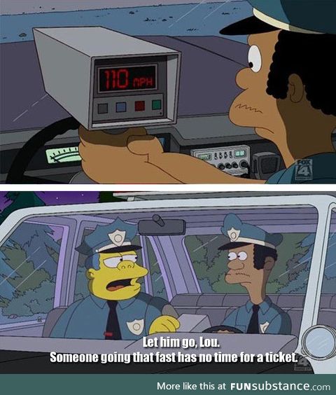 "I see you can't keep up"
