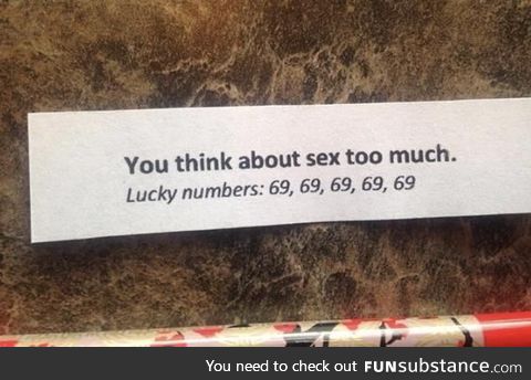 I have a hard time with this fortune