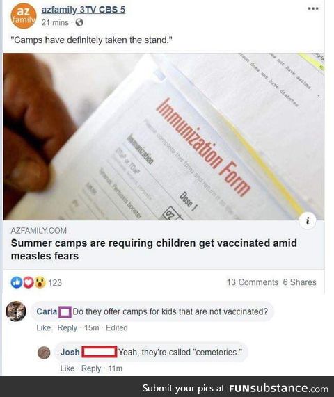You get to stay at that camp forever