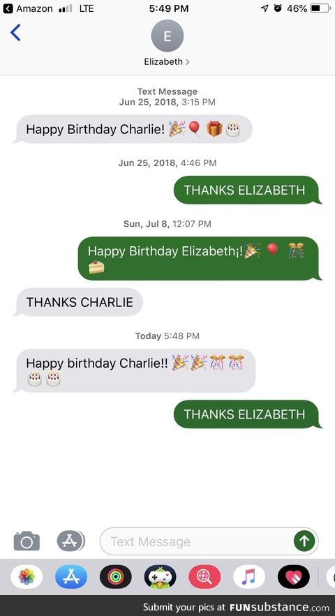 That one relative you only text once a year