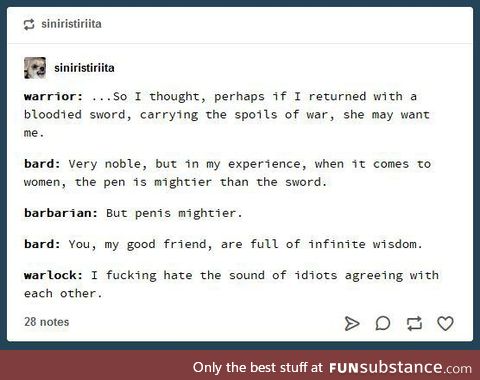 There is wisdom in his words