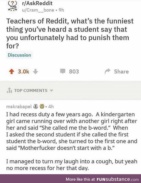 This is what teachers have to deal with