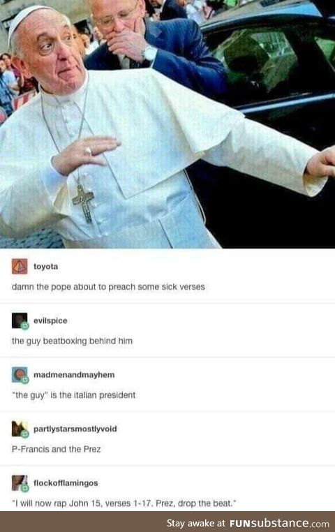 Yo my boi p in the house