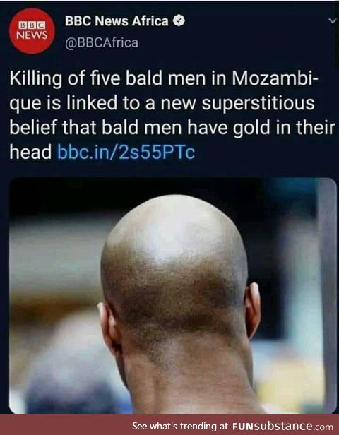 Beware you bald guys out there