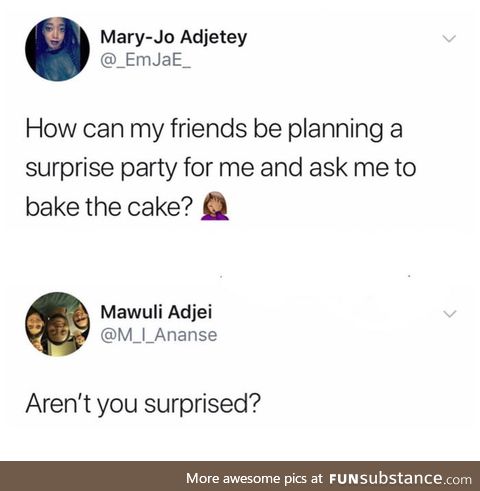 I'd be surprised