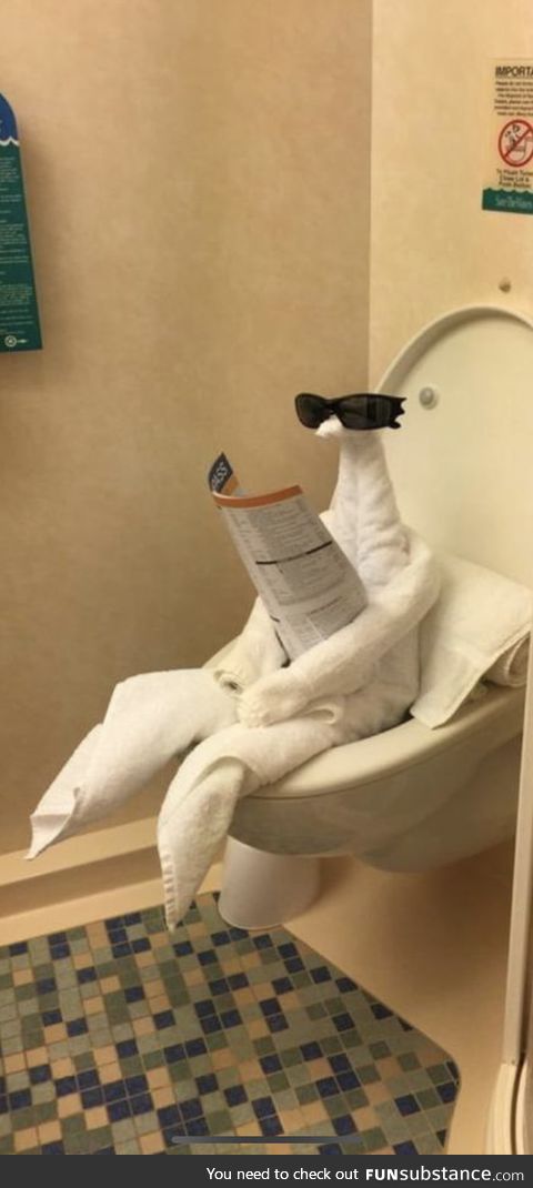 Found this in my Hotel Room .. What a legend