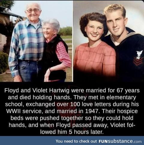 This is such a sweet story between these two folks