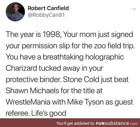 These days were good days