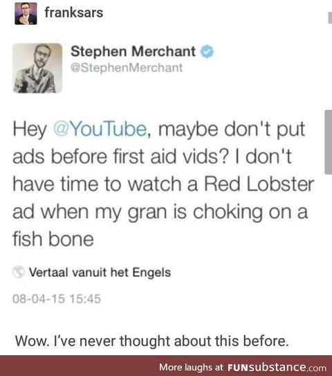 Imagine getting two ads then
