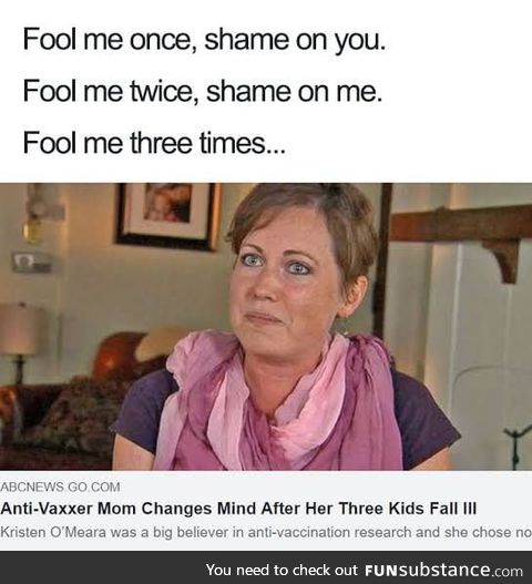 Vaccinate you're kids