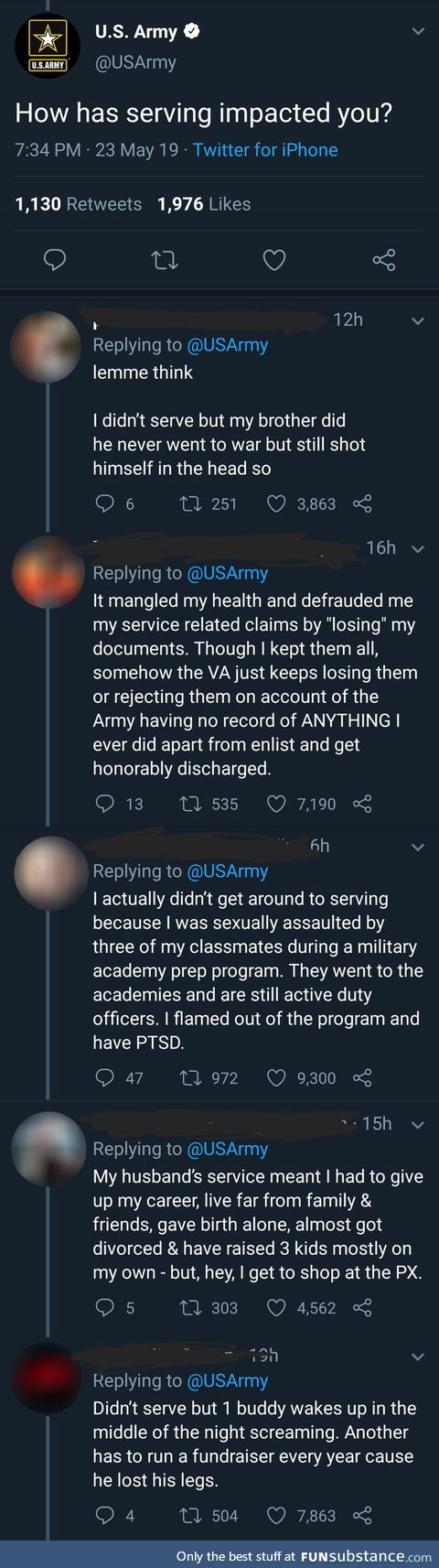 What could go wrong if we ask Twitter how the army was?