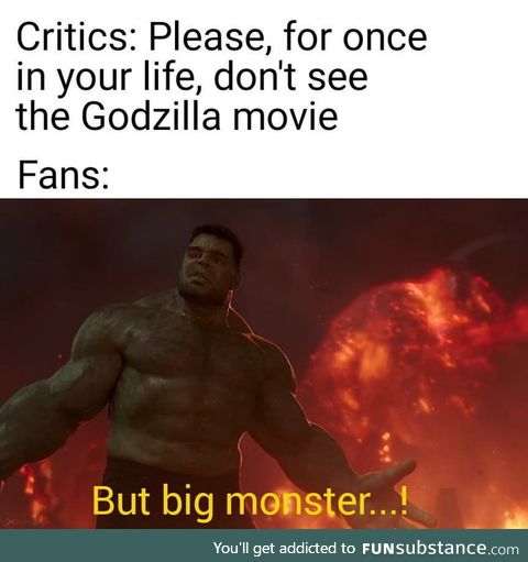 I like to see monster fights