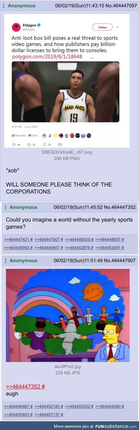 Think of the children('s money)!