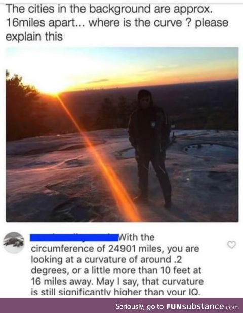 Flat earthers are something else