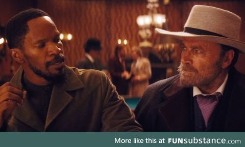 In Django Unchained, A man asks Django what his name is and how it is spelled. "The