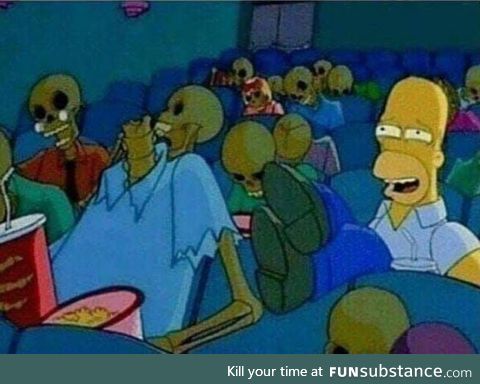 Me watching a series that ended years ago and no one watches anymore