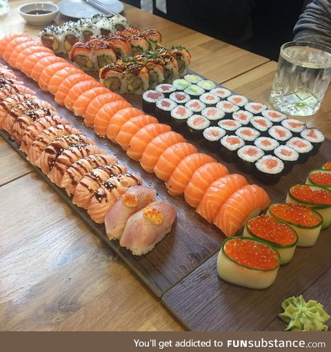 The way this food is laid out