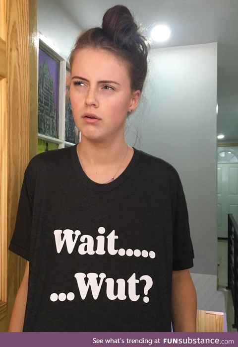 My wife nailed the custom T Shirt for our 14 year old