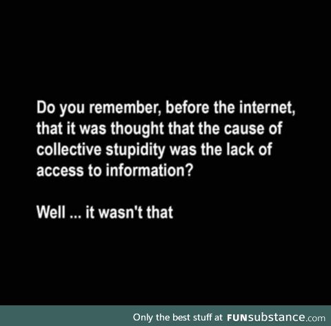 The good old days